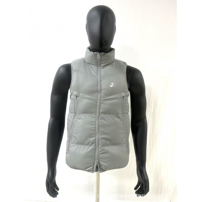 Waterproof Down Vest Men Women Outdoor Sports Warm-Up Training Jacket Football Team Fan Apparel