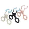 Contact Lenses Applicator Tool, Soft Silicone Contact Lens Insertion Tool with Eye Support Design, Portable Scissor-Style Holder, Contact Lens Remover