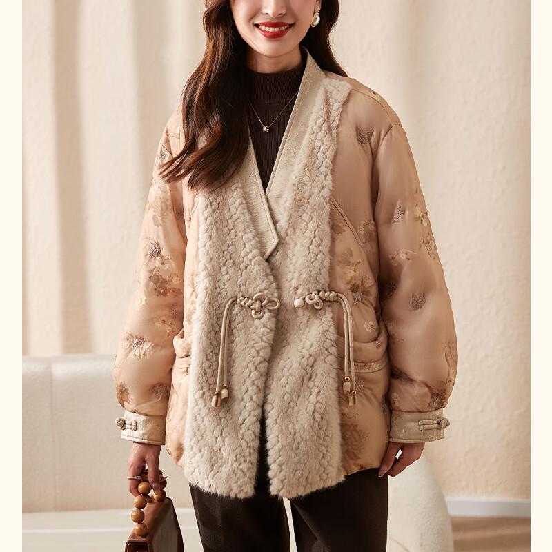 JIANHU Women's Chinese Style Frog Button Down Jacket