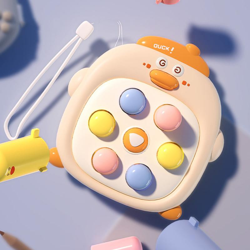 

Montessori Animation Whack-A-Mole Baby Knocking Toys Portable Child Relaxation Educational Birthday Present Animal Theme Board