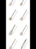 11-Piece Stainless Steel Handle Silicone Kitchen Utensil Set