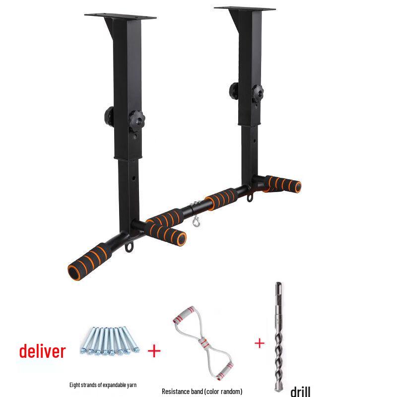 Tiemuyun Home Ceiling-Mounted Pull-Up/Dip Bar