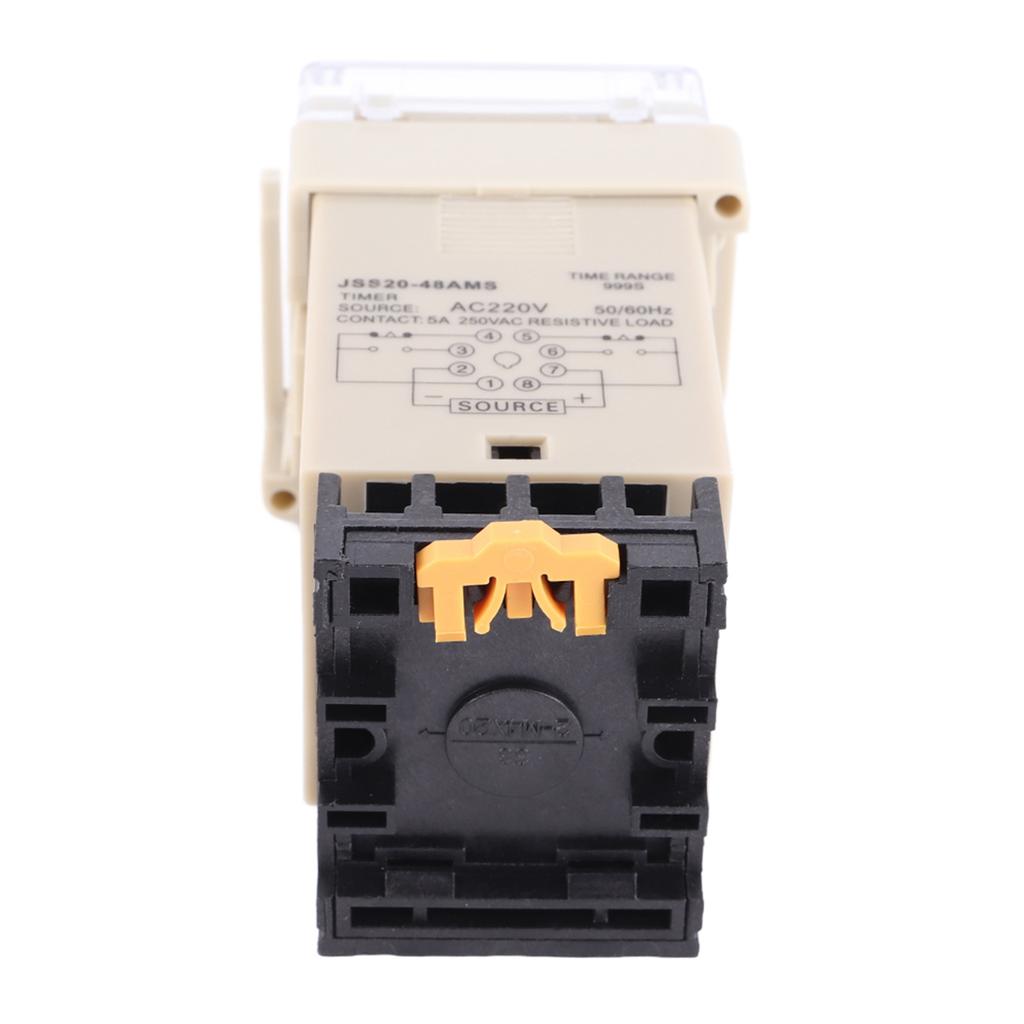 Delay Time Relay, Power on Digital Display Timer Relay 1- S AC 220V with Low Power Consumption for Remote Control