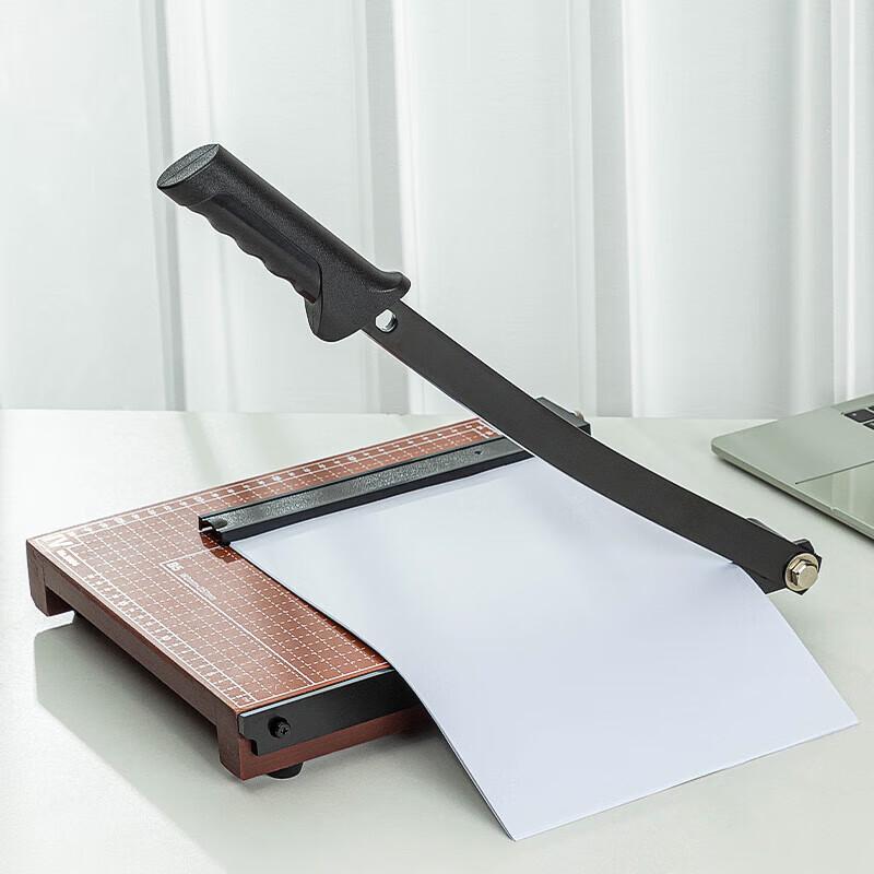 Deli Wooden Paper Trimmer CN plug (adapter included)