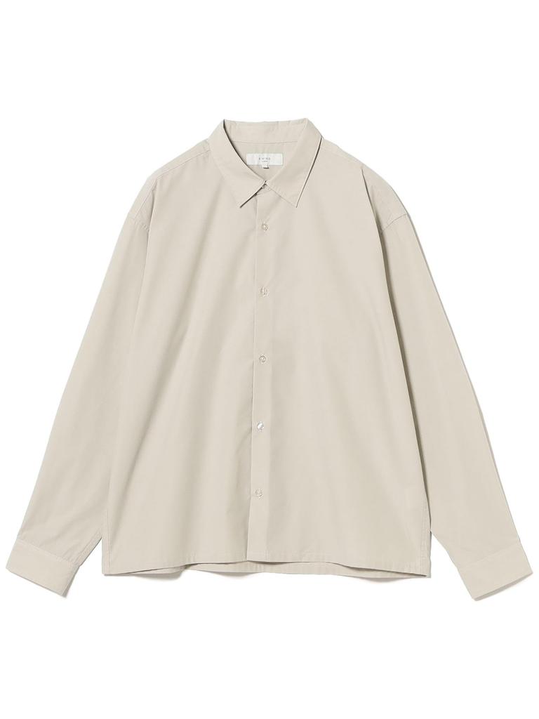 B:MING LIFE STORE by BEAMS Men's IVORY Polyester Cotton Short Shirt
