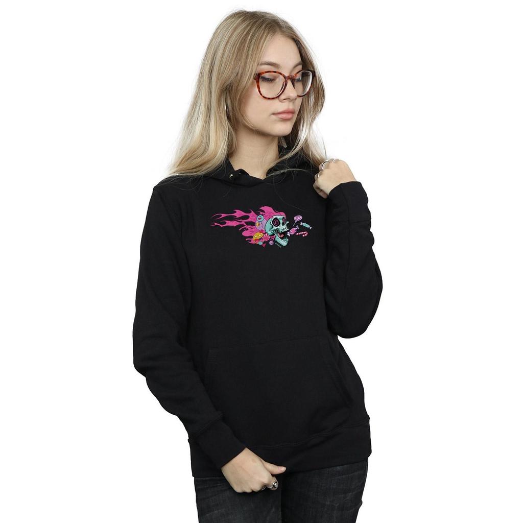 Disney Womens/Ladies Wreck It Ralph Candy Skull Hoodie