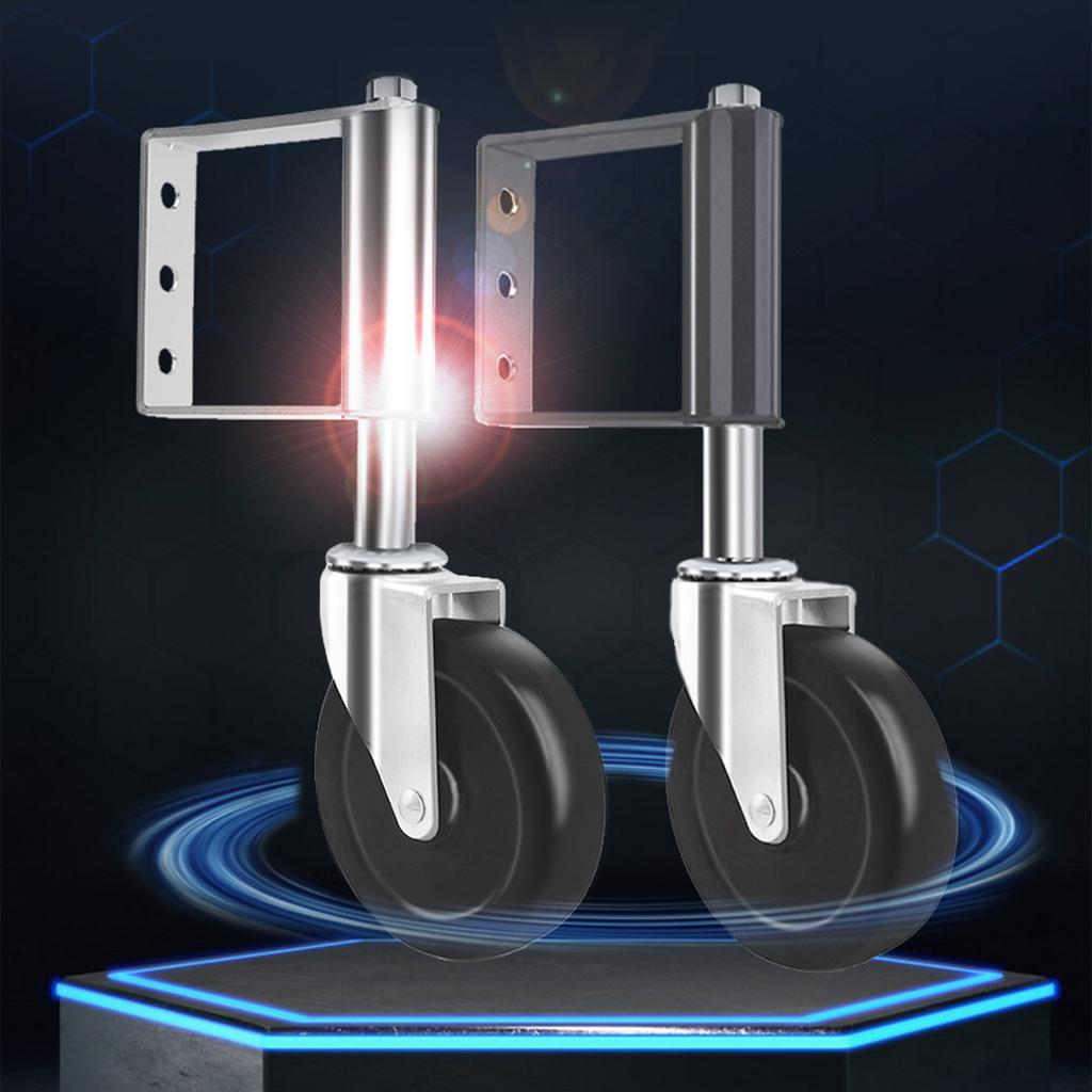 Spring Loaded Gate Caster Replacement Garden Gate Wheels Wear Resistant Gate Spring Shock Absorption Wheel Enduring