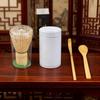 4pcs/set Matcha Whisk Set - Bamboo Matcha Whisk, Scoop, Scoop, Tinplate Cans, Traditional Matcha Blender