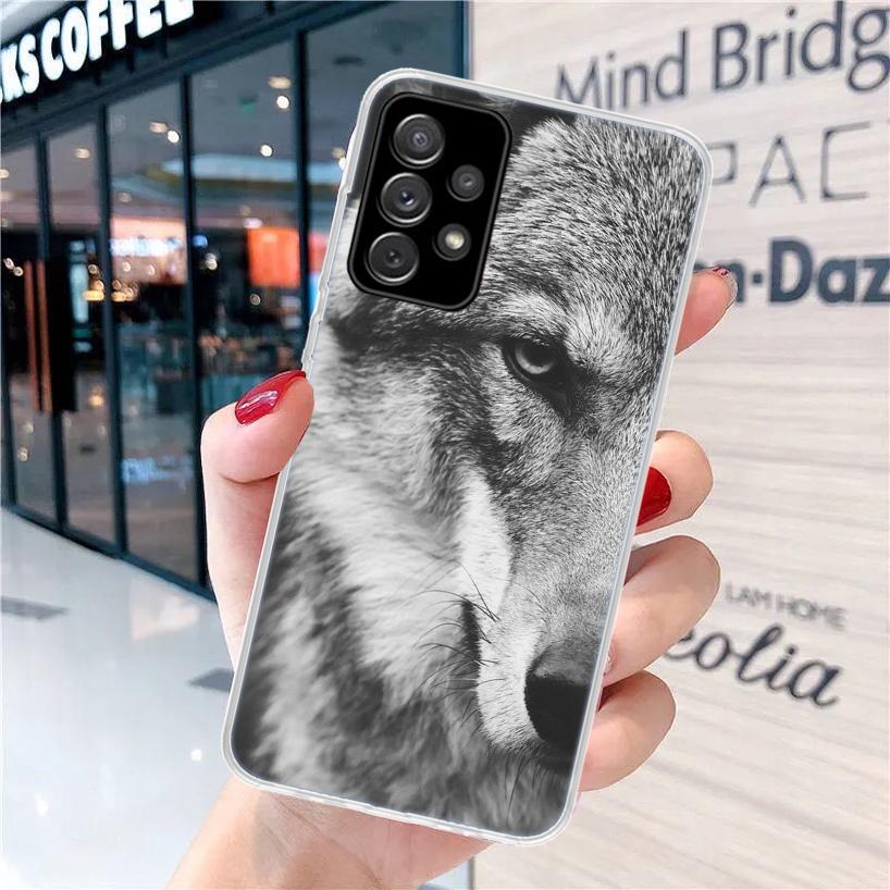 The Wolf Fierce For Samsung Galaxy A15 A14 A13 A12 A55 A54 A53 A52 Phone Case A32 A35 A34 A33 A25 A24 A23 A22 A04S A03S A02S Gal