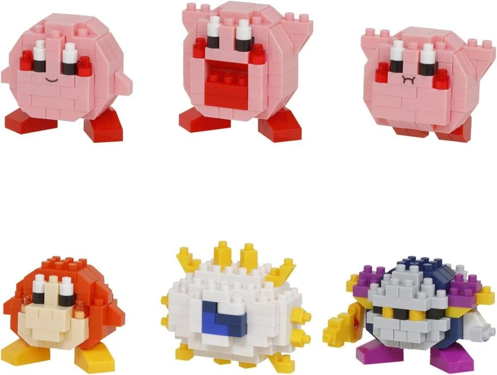 Kawada Nano Block Mini Nano Kirby of the Stars BOX Product 1BOX 6 6 Types In Total (BOX) NBMC_29S = Pieces,