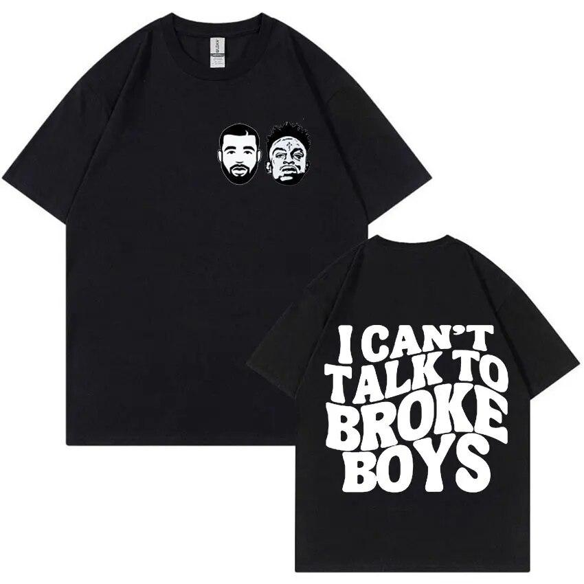 Rapper Drake New Oversized T Shirt Certified Lover Boy Album Print T-shirt Unisex Hip Hop Casual Funny T Shirts Unisex Streetwear