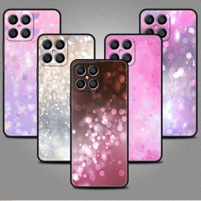 Case For Huawei Honor X8 X9 P50 X7 50 20 8X Play 9A P40 P30 Lite P Smart 2021 Black Phone Coque Gold Bronzing