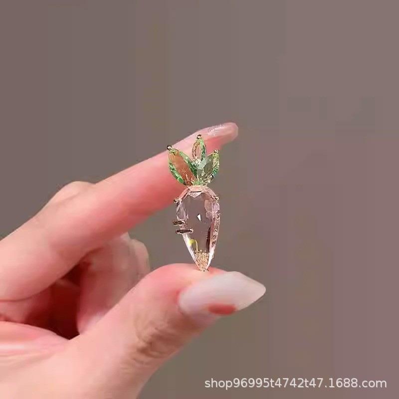 New Alloy Brooch High-end Niche Women's Peony High-end Pin Coat Suit High-end Versatile Brooch
