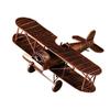 Стара Металева Модель Літака Модель Літака Металева Модель Біплана Сувенір Металева Іграшка
