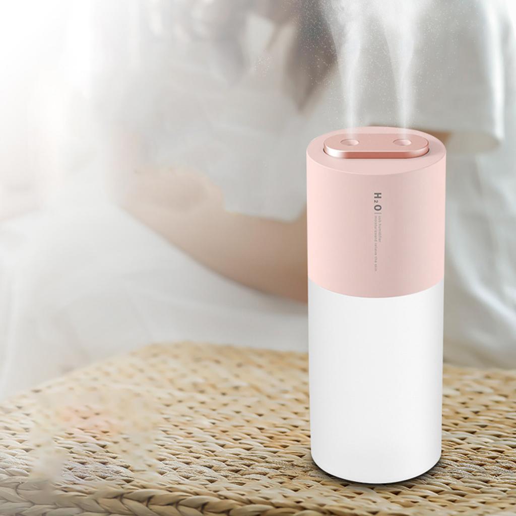 Double Spray Humidifier Large Fog Volume USB Portable Desktop Humidifier for Car