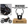 For Royal Enfield Guerrilla "450 Rear Luggage Carrier Rack Black"