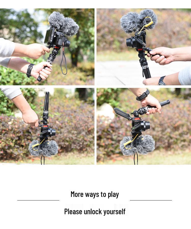 Mantis Lightweight Vlog Tripod for Handheld and Desktop Use - Ideal for Low Angle Shots and Climbing Stairs