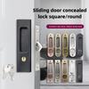 Invisible Door Lock Balcony Wooden Sliding Door Lock With Key Kitchen Bedroom Sliding Door Sliding Door Built-in Hook Lock
