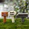 3-30PCS Sign Post Miniature Fairy Garden Home Houses Decoration Mini Craft Micro Landscaping Decor DIY Accessories