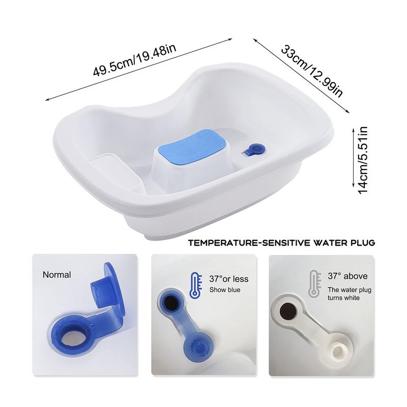 1ks opěrka krku v posteli umyvadlo na mytí vlasů pro dřez vybavení salonu pro vlasy přenosná nádoba na šampon umyvadlo koupelnové doplňky