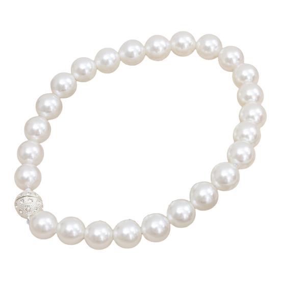 Magnetic Curtain Tiebacks with Pearls & Rhinestones, No Drill Window Curtain Holders, Elegant Luxury Curtain Tie Backs for Living Room, Bedroom