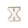 Phnom Penh Towel Embroidery 5.5 Cm English Letter Self-Adhesive Chenille Badge Sticker Clothing Accessories Embroidery Cloth Sticker