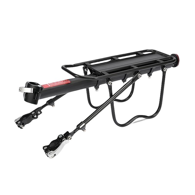Bike Rear Shelf Bracket Quick Release Adjustable Bicycle Cargo Rack Luggage Carrier Cycling Accessories for Commuting Touring
