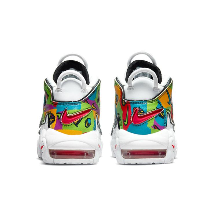 New Nike Air More Uptempo Peace, Love, Swoosh GS DM8155-100