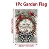 Christmas Garden Flag Merry Christmas Decoration for Home 2025 Navidad Natal Xmas Ornament Outdoor Yard Banner New Year Supplies