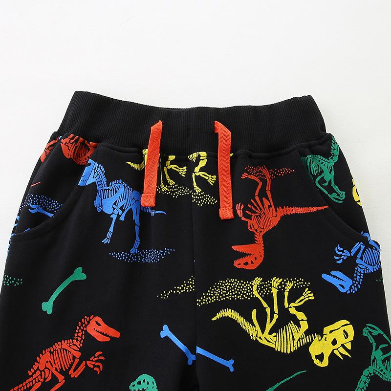 Neue Modische Und Lässige Kinderhose Mit Bündchen An Den Beinen Und Mehreren Taschen Unifarbene Lässige Hose