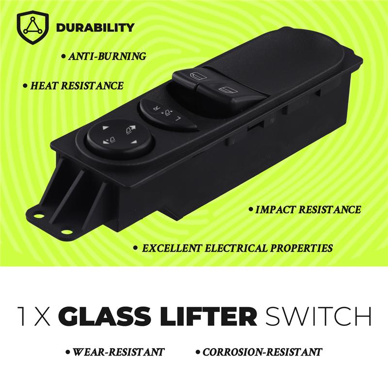 A03Z-For VIANO VITO W639 Front Left Master Power Window Switch Button 6395451013 A6395451013 For MIXTO