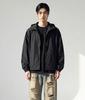 Apostrophe Comma Two-Neck Hooded Zip-Up Wind Jacket_Beige