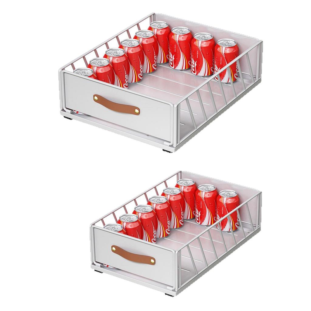 Under-Sink Pull-Out Spice Rack Drawer Storage System
