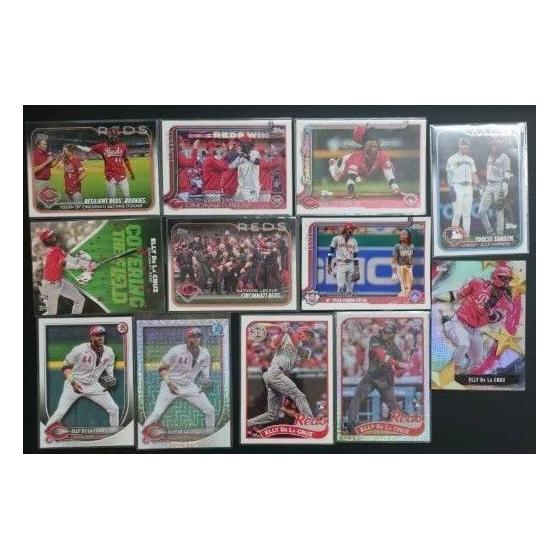 Used MLB Topps Ellie Delacruz 12-piece set
