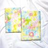 A5/A4/B5 Blumendruck Buchhülle Niedliches Katzenmuster Buch Stoffhülle Stoff Planerhülle Schutzhülle Notizbuch Dekoration