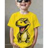 Chlapecké 3D tričko s dinosaurem Krátký rukáv Letní Jarní Móda Základní Dětské 4-12 Let Kulatý výstřih Venkovní Ležérní Každodenní Běžný střih