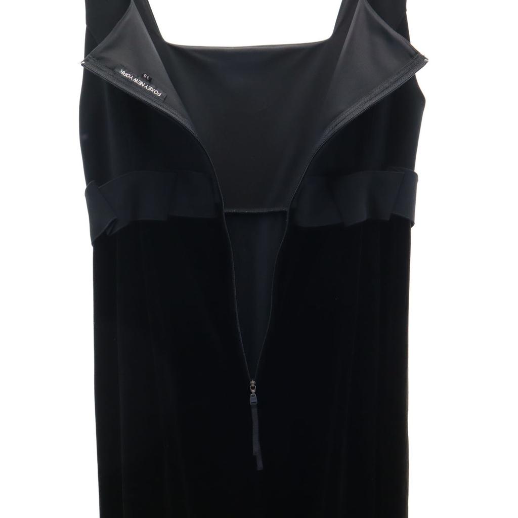 FOXEY NEW YORK made in Japan No sleeve one piece 38 black Women Used