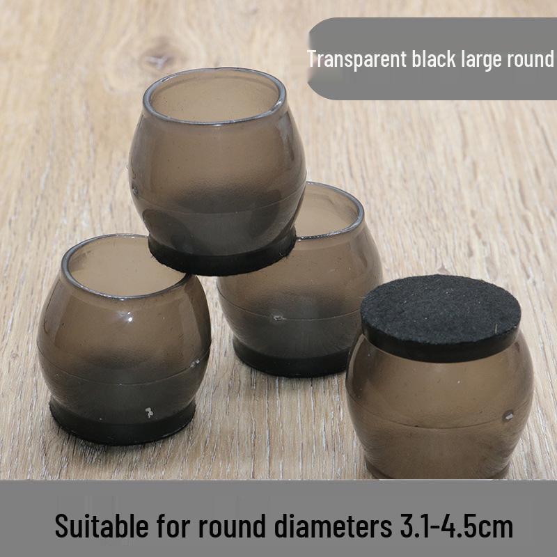 Silent Wear-Resistant Silicone Chair and Table Leg Covers