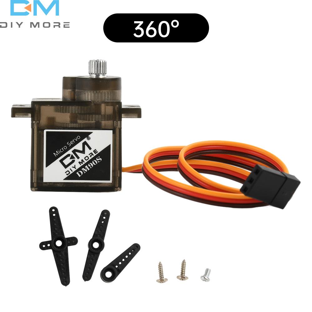 New MG90S Metal Gear Servo SG90 Rotation Angle 180℃/360℃ 12g For RC Helicopter Plane Boat Car MG90 RC Robot