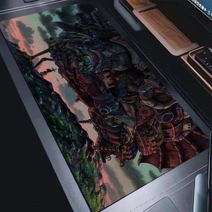 Mouse Pad Anime Scenery Extended Desk Mat Laptop Clouds HHowls Moving CCastle Keyboard Pad PC Gaming Accessories Cute Mousepad