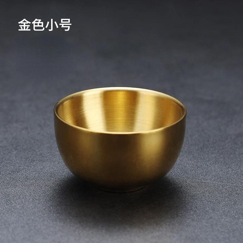 

80/100 мл нержавеющая сталь сакэ чашка двухслойная маленькая мини белая винная чашка для чая чашки для воды промышленный стиль кухонная посуда для напитков 80-100ml