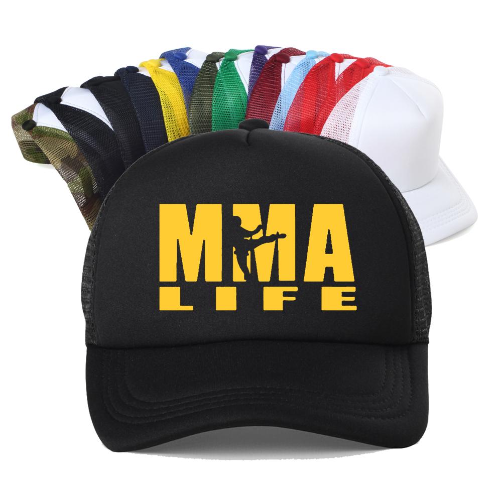 Muhammad Ali Boxing Mma Fighter Cotton Baseball Cap Men Trucker Caps Adjustable Mesh Breathable Snapback Hat