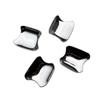 4-Color ABS Car Door Handle Bowl Cover - Silver, Exterior Accessory