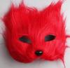 Sexy Imitation Toys Furry Fox Shape Face Mask Animal Cat Hair Halloween Cosplay Carnival Party Mask Masquerade Props Head Cover