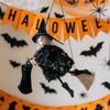 Gothic Broomstick Witch Ornament Witch Hat Ghost Witch Pendant  Halloween Party