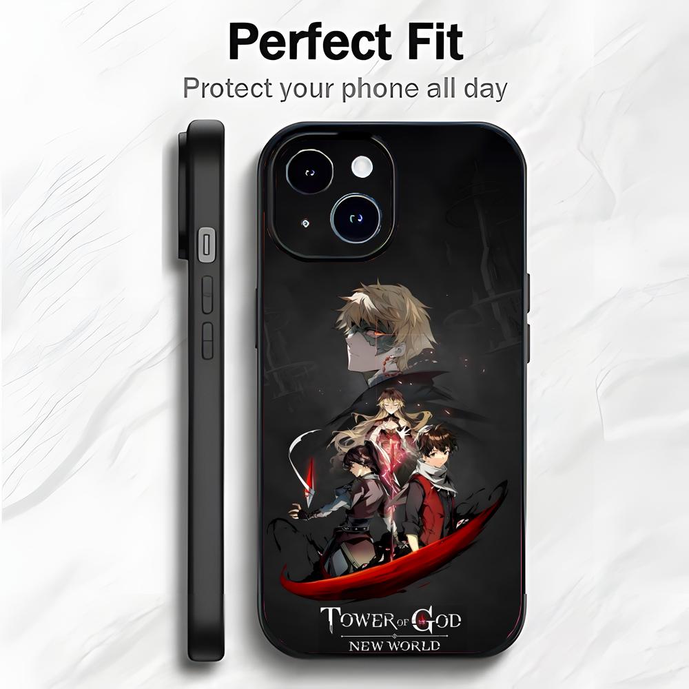 Cartoon T-Tower of God Phone Case Phone Case Soft Packaging Lightweight For iPhone17 16 15 14 13ProMax