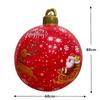 60cm PVC Inflatable Christmas Ball Outdoor Garden Festive Ornament Party Supplies Decorations