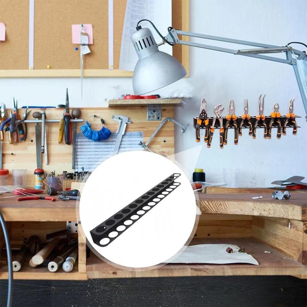 14/18/23 Holes Screwdrivers Pliers Wall Rack Wall Mounted Pliers Holder  Hardware Tool Storage