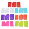 Three-Piece Plastic Cake and Dough Scraper Set