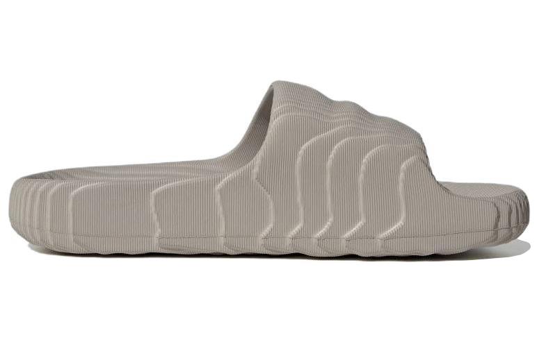 Шлепанцы Adilette 22 Adidas Originals 'Светло-коричневые' HQ4670 46 gray